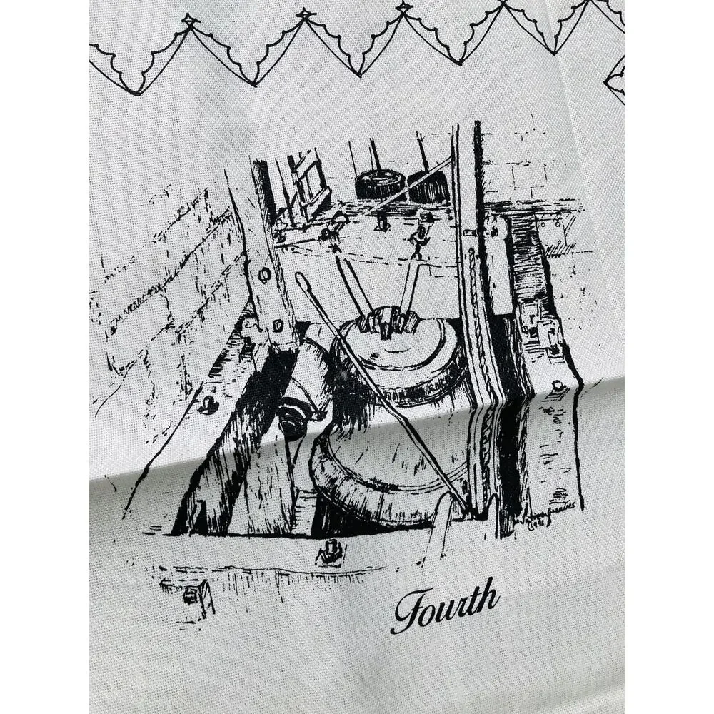 Set 3 Vintage All 100% Cotton DISH Tea TOWEL U.K. England Britain Salisbury Bell